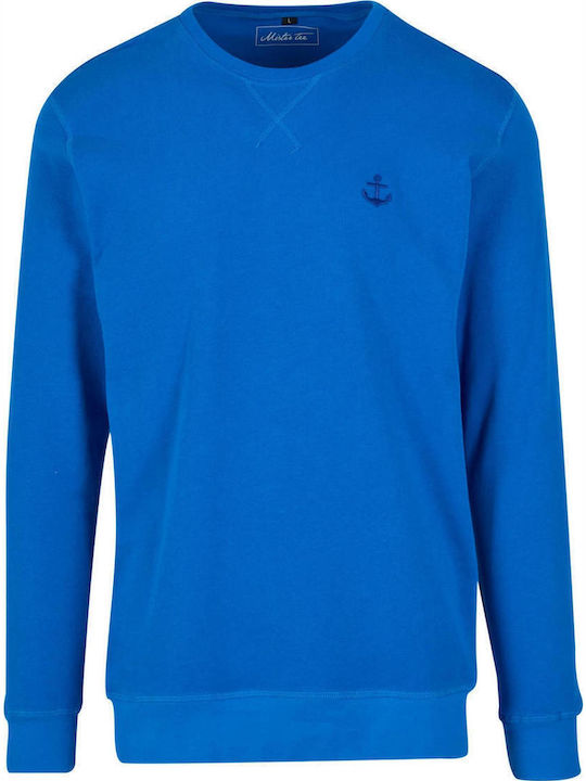 Sign Emb Φούτερ Cobalt Blue