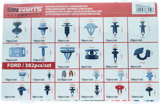 Clips Fasteners Dedicated Ford Set 467 Pieces