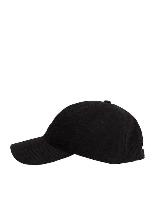 Men's Jockey Tommy Hilfiger Th Flag 6 Panel Cord Cap Black Am0am13583-bds