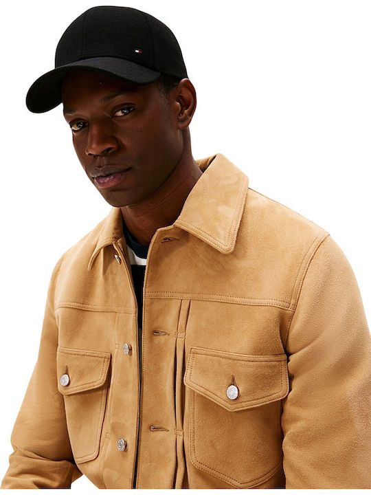 Ανδρικό Καπέλο Tommy Hilfiger Th Rwb 6 Panel Melton Cap Black Am0am13584-bds