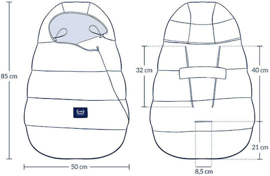 La Millou Aspen Baby Калъф за количка Червен 85x50εκ.