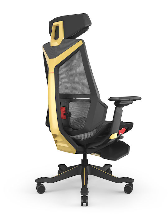 THESIS Bloodragon Office Chair with Recline Gold Grey
