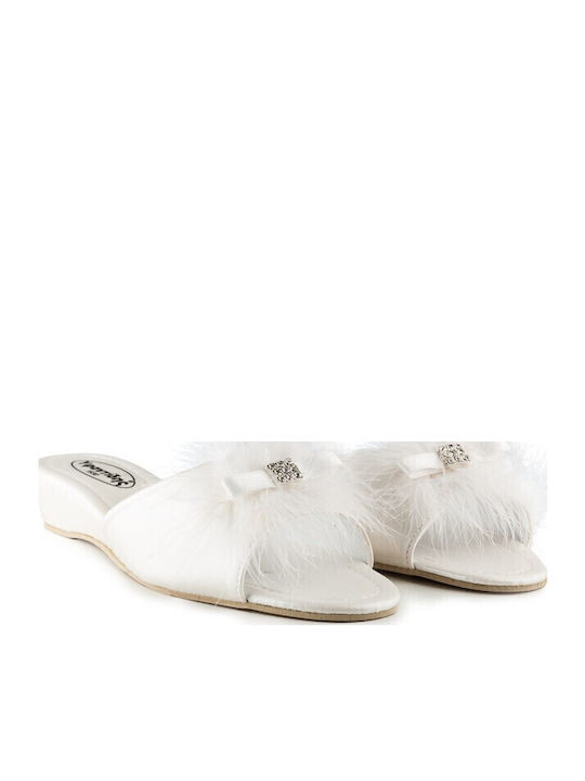 Bridal Women's Slippers White