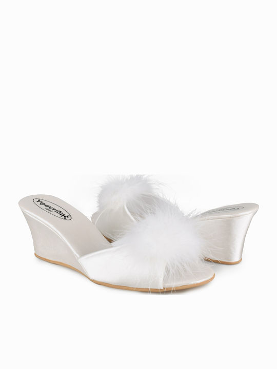 Bridal Women's Slippers White
