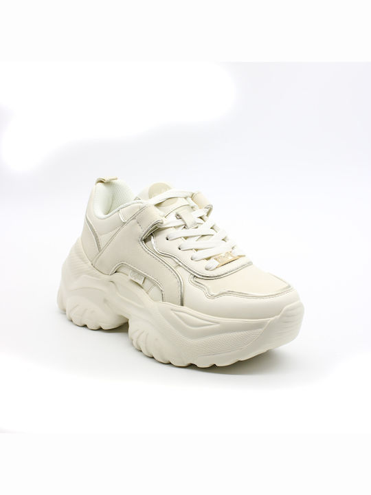 Bliss Sneakers Ecru Gold