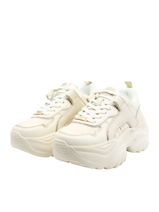 Bliss Sneakers Ecru Gold