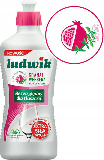 Ludwik Dishwashing Liquid Pomegranate Verbena 900g