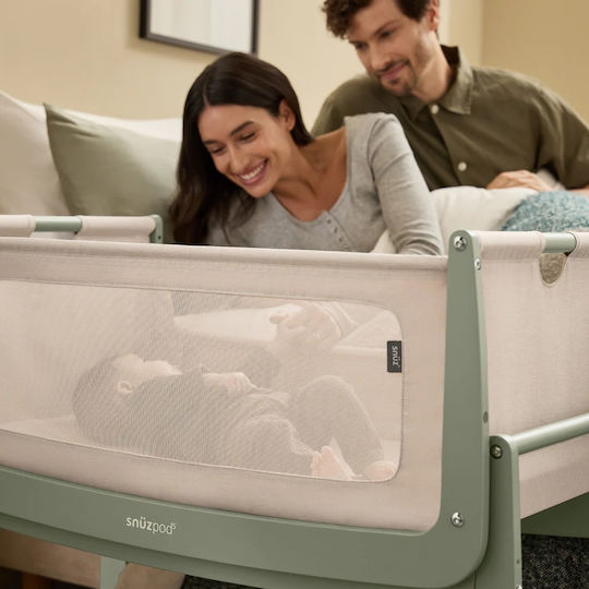 Snuz Babywiege Snuzpod5 mit Matratze und Rädern