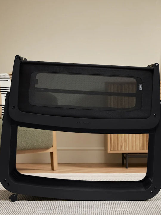 Snuz Cradle Snuzpod5 with Mattress and Wheels Gray