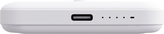 Yenkee YPB 501 MagSafe Power Bank 5000mAh 20W mit USB-C Stromlieferung Weiß