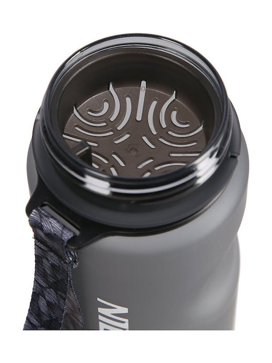 Nils Water Bottle Plastic 600ml Black