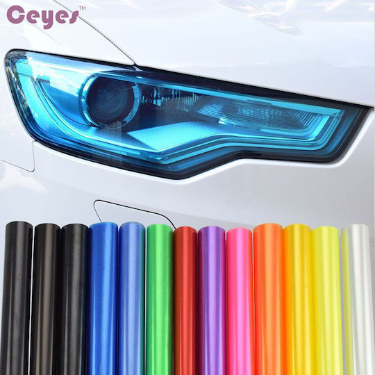 Car Headlight Film Motorcycle 30x60cm Red Ql04