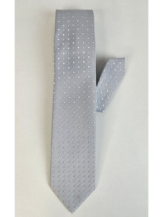 Venturi Men's Tie in Silver Color