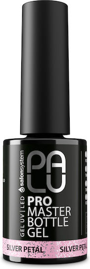 Palu Pro Master Полутраен Лак За Нокти Silver Petal 11 С Брокат 11гр