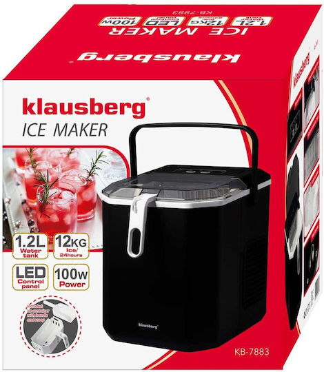 Klausberg Ice Machine with Daily Production 12kg KB-7883