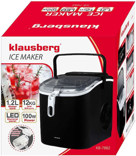 Klausberg Mașină de gheață cu producție zilnică de 12kg KB-7882