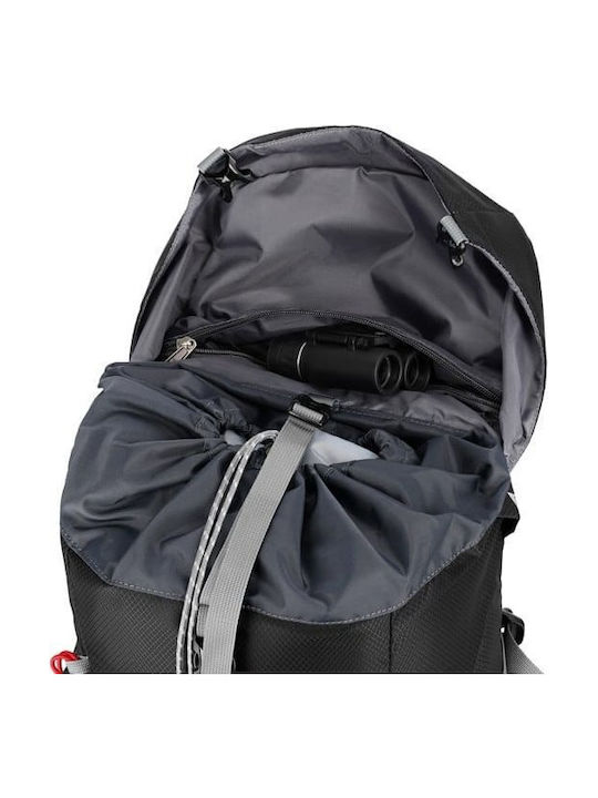 Nils Ορειβατικό Σακίδιο 40lt Αδιάβροχο Μαύρο Hiking