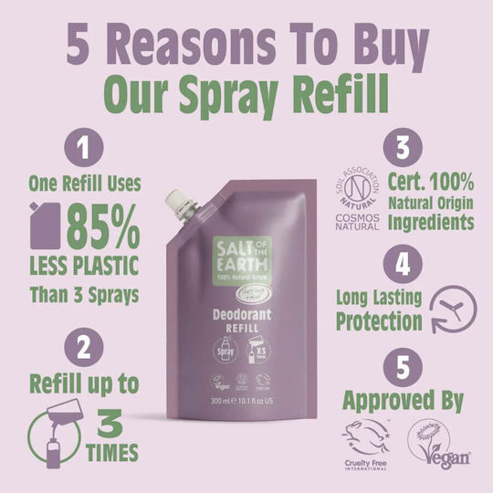 Salt of the Earth Salt Earth Αποσμητικό σε Spray 300ml