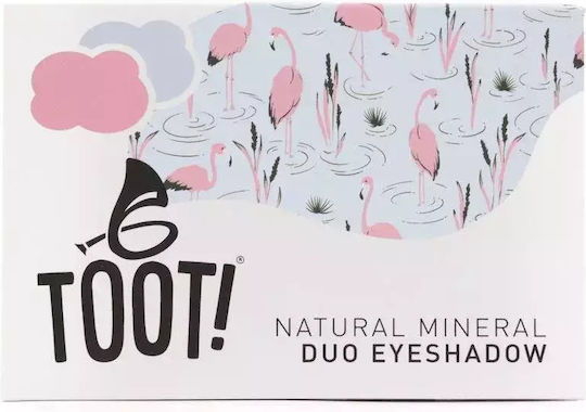 Toot! Double Eye Shadow in Solid Form Flamingo 4.6gr