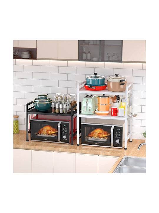 Shally Dogan Βάση Οργάνωσης Κουζίνας Inox σε Λευκό Χρώμα 32x60x43.5cm