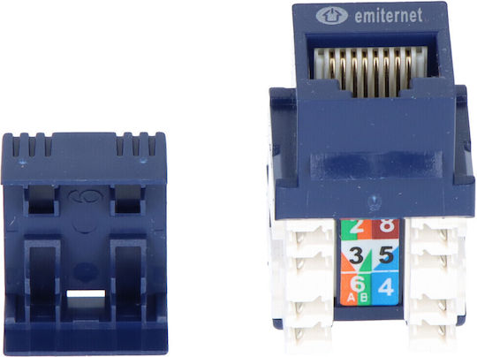 Keystone UTP RJ45 Cat.5e Albastru DCN/FA-682MK-8-C5E
