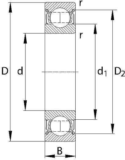Skf 62082rs 40x80x18 Mm Ball Bearing