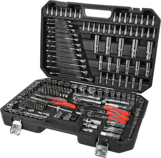 Proline Set de chei tubulare și clichet 1\2" & 3\8" & 1\4" 216buc