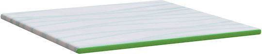 vidaXL Matratzentopper King Size Polyester 180x200x6cm
