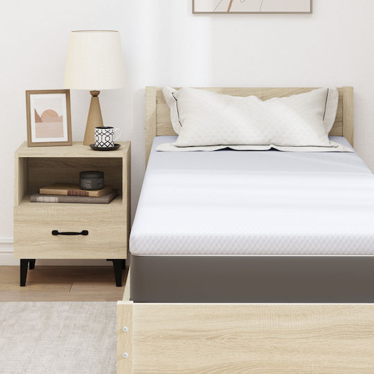 vidaXL Ανώστρωμα Μονό Polyester 70x200x5εκ.