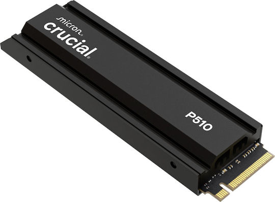 Crucial P510 SSD 2TB M.2 Type with PCI Express 5.0 Connection and Heatsink CT2000P510SSD5