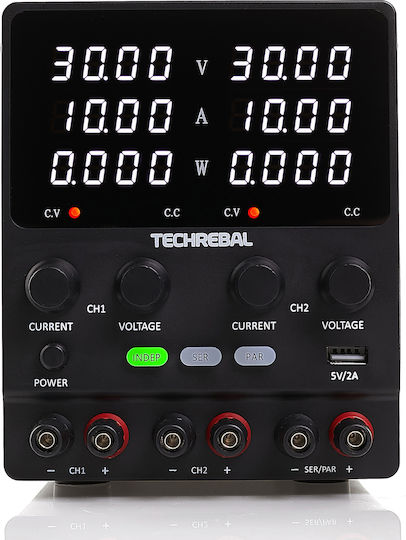 Laboratory-Stromversorgung Techrebal Sps-3010-2kd 30V 10A