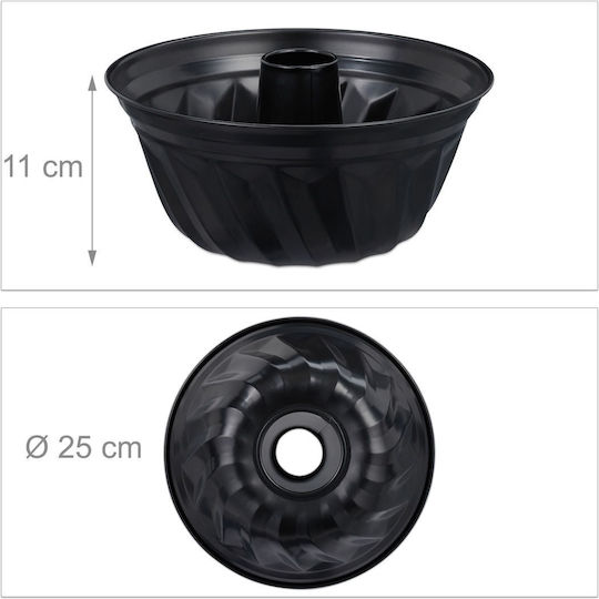 Relaxdays Formă de Patiserie pentru Chec Rotund 11x25buc 1buc