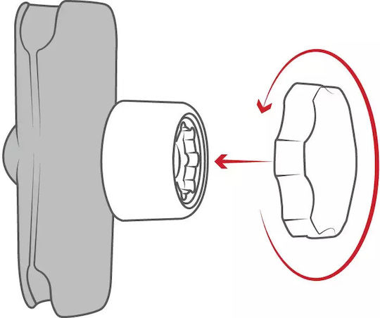 Ram 1 5'' Pin-lock GPS Zubehör Schloss