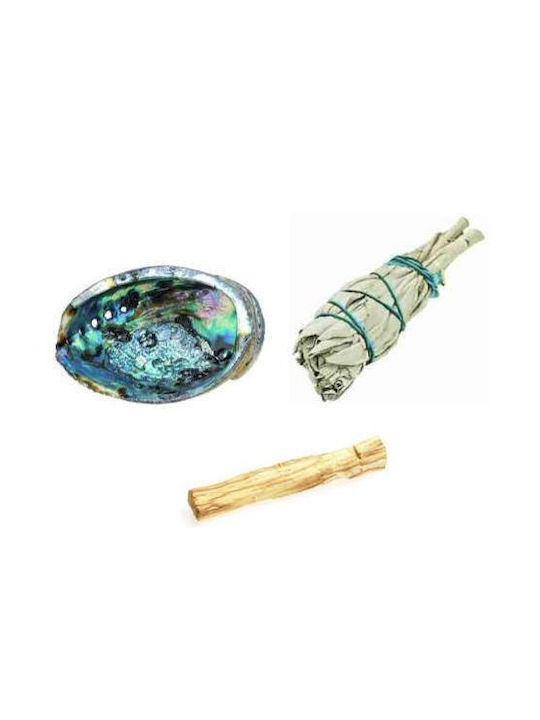 Smudge Set Palo Santo Sage Shell Space Aura Cleansing