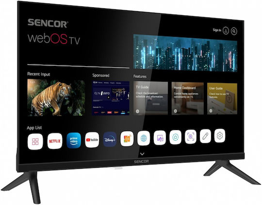 Sencor Smart Τηλεόραση 32" HD Ready LED SLE 32S830MB (2025)
