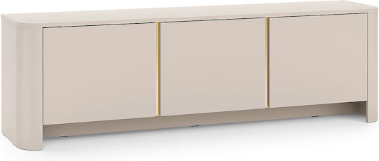 Έπιπλο Τηλεόρασης Bari Μπεζ Μ168xΠ39xΥ52cm