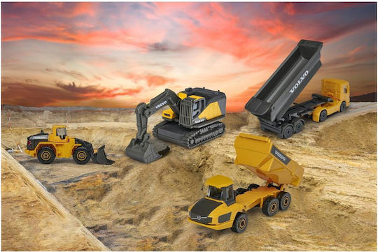 Majorette Excavator Construction Vehicles Volvo Construction Giftpack