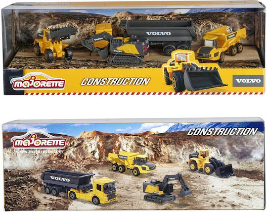 Majorette Excavator Construction Vehicles Volvo Construction Giftpack