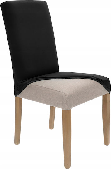 Ubieramy Meble Elastic Cover for Chair Black 1pcs