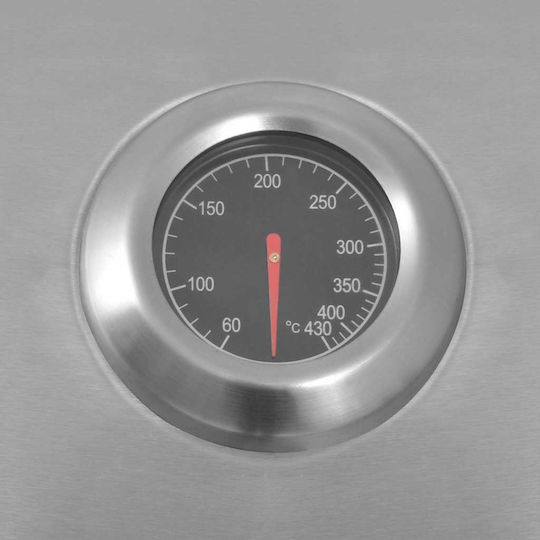vidaXL Gasgrill Rost 132cmx61cmcm mit 4 cm und Seitenbrenner
