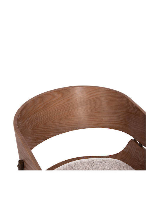 Outdoor Chair Metallic Krill Whitewash 2 Pieces 40x55x72cm