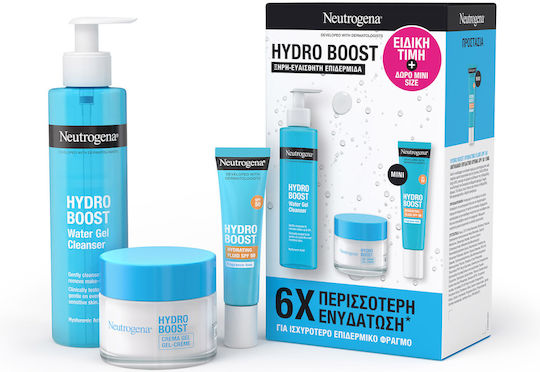 Neutrogena Hydro Boost Hautpflegeset für Feuchtigkeitsspendend 3Stück