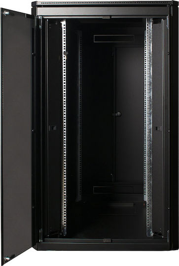 Lanview Επιδαπέδια Καμπίνα Rack 26U 80x100x134.2cm Μαύρο