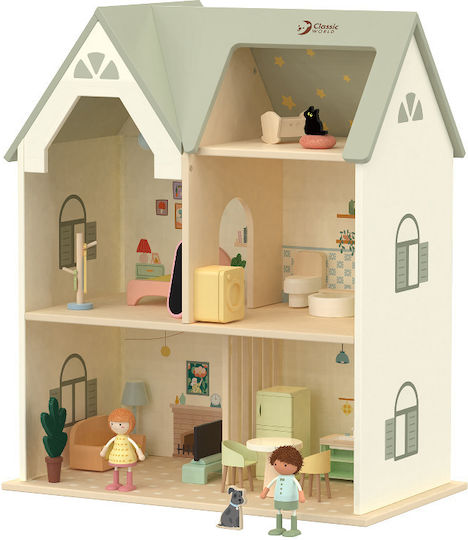 Classic World Wooden Dollhouse