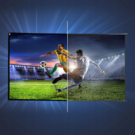 Extralink Οθόνη Προβολής Projector Δαπέδου με Λόγο Εικόνας 16:9 186x105cm / 84"
