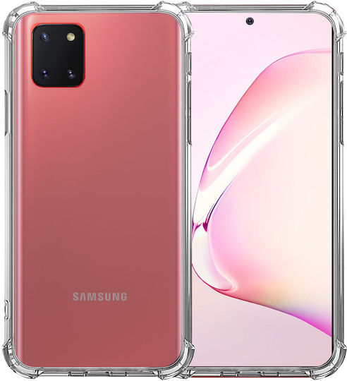 Samsung Note 10 Lite Shockproof Case Transparent Silicone Anti-drop Corners Plastic Back Ishield Clear