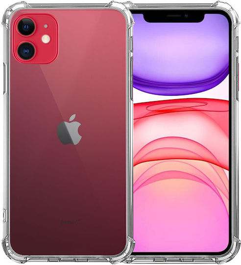 Iphone 11 Shockproof Case Transparent Silicone Anti-drop Corners Plastic Back Ishield Clear