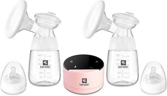 Lorelli Electric Double Breast Pump Daily Comfort Double Electric BPA Free Pink 180ml