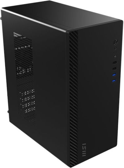 MSI PRO SHIELD M100P Midi Tower Κουτί Υπολογιστή Μαύρο