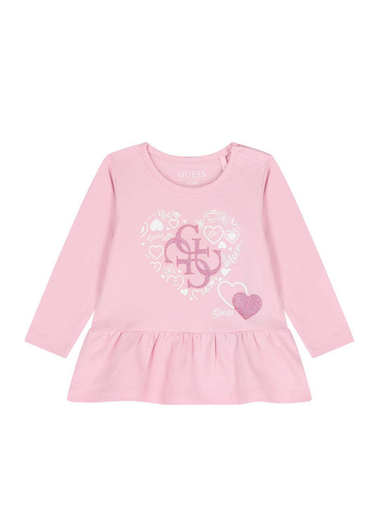 Kids' Set with Leggings Winter 2pcs Cotton Candy Pink